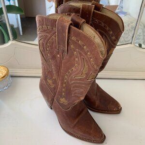 Cowgirl Leather Boots - Brazilian Leather